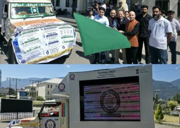 DC Kishtwar flags off Census-2027 Publicity Vehicle