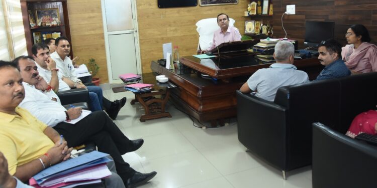 DAJ reviews District-wise progress of Agriculture Development Programmes