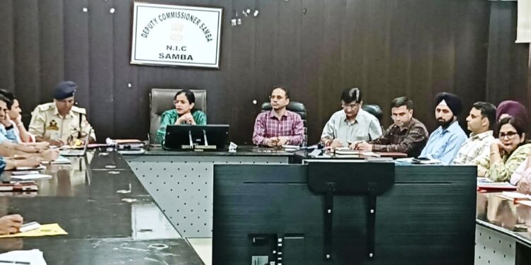 District-Level NCORD meeting reviews drug control, rehabilitation measures in Samba District