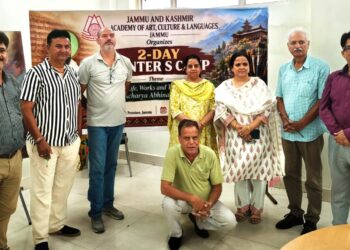 JKAACL organises 2-day Painters’ Camp on Life, Works and Times of Acharya Abhinav Gupta