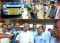 MLA Vijaypur, DHJ flag off Farmers’ exposure visit under MIDH