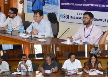 DC chairs DLRC & DCC meeting at Udhampur