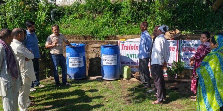 KVK Kathua organises training on Natural Farming