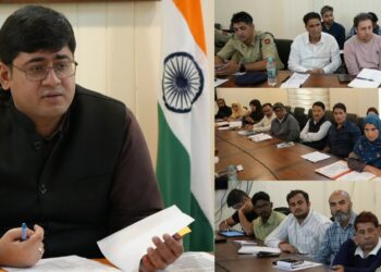 DC Ganderbal reviews Road Safety Measures