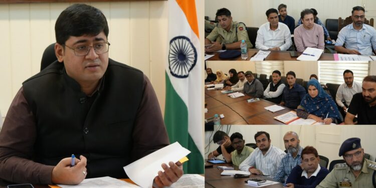 DC Ganderbal reviews Road Safety Measures