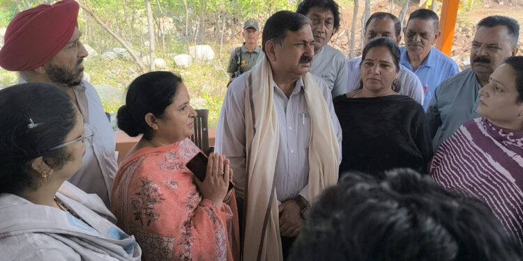 DC inaugurates newly constructed Washing Ghat at Poonch River Cremation Ground