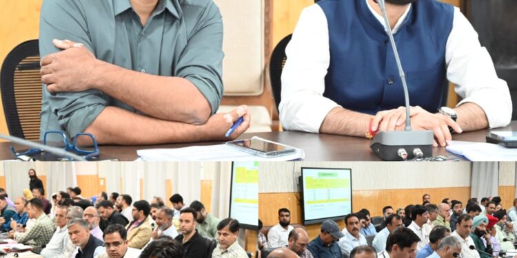 Progress of Developmental Works under District Capex reviewed at Baramulla