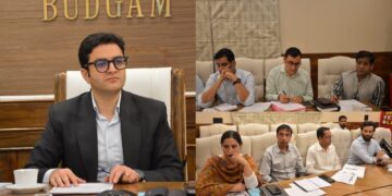 DC Budgam reviews NABARD-Funded Development Projects