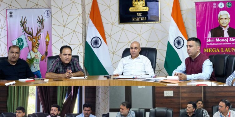 DC reviews ODOP, District as Export Hub Programme implementation in Kishtwar district