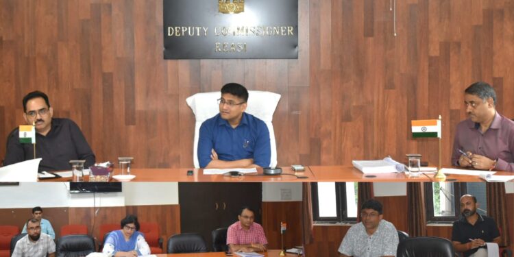 DDC reviews progress of heritage conservation projects in Reasi district