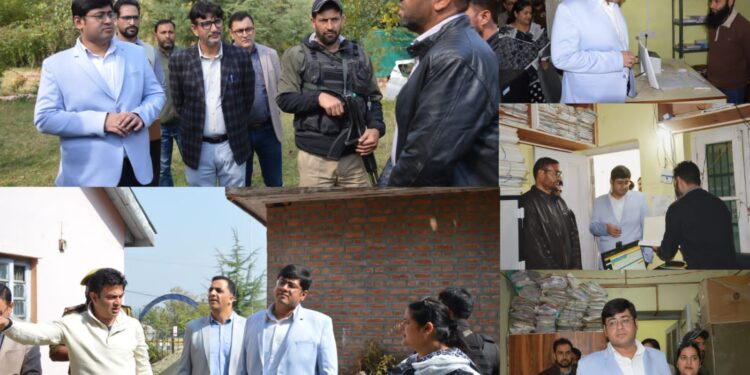 DC Budgam tours Beerwah, reviews functioning of revenue offices