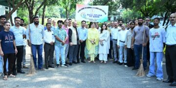 Gandhi Jayanti; 12th Anniversary of Swachh Bharat Mission celebrated at High Court of J&K and Ladakh- Jammu Wing