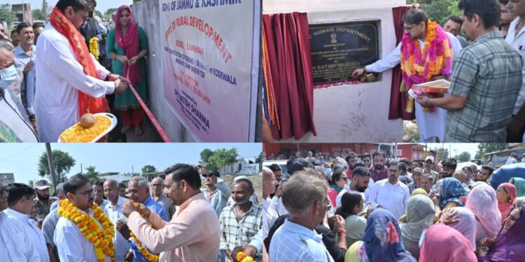 Satish Sharma Undertakes Extensive Development Tour of Chhamb