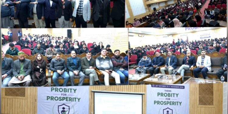 ACB organises Youth Parliament, Awareness Session at GDC Shopian under the Theme “Probity for Prosperity”