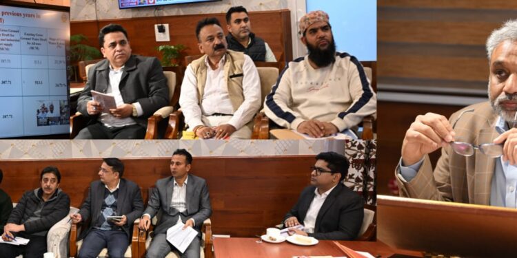 ACS Shaleen Kabra Pushes for Data-Driven Groundwater Management in J&K
