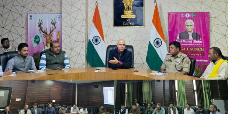 DC Kishtwar finalizes arrangements for smooth and safe celebration of Deepawali Festival