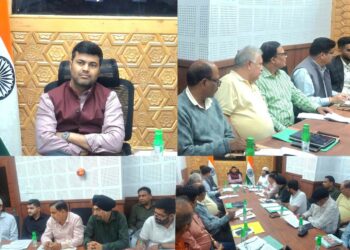DC Rajouri reviews implementation of Agriculture Department Schemes, AgriStack