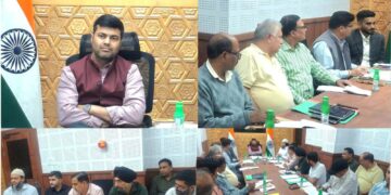 DC Rajouri reviews implementation of Agriculture Department Schemes, AgriStack