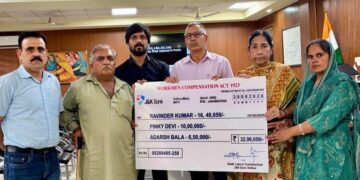 DC Kathua disburses ₹32.98 lakh compensation among NoKs of deceased workers