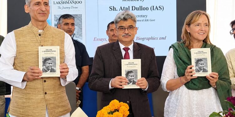 CS Dulloo releases book on Swami Lakshmanjoo at historic Ishwar Ashram