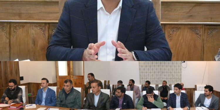 DC Anantnag chairs District Telecom Committee Meeting