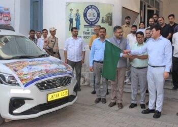 DC Udhampur flags off awareness vehicle to promote public awareness on VB-G RAM G Scheme