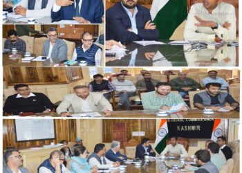 Div Com Kashmir reviews progress of Greater Srinagar Comprehensive Sewerage Scheme, sets One-Month deadline