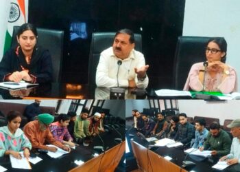 DC Poonch reviews functioning of Handicrafts and Handloom Departments