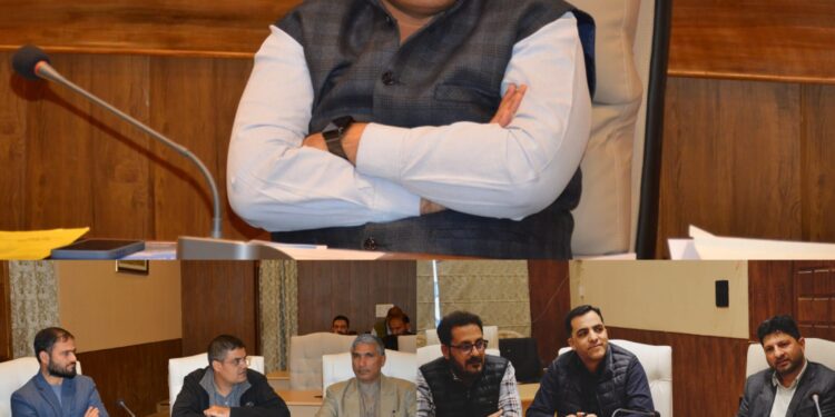 DC Budgam reviews progress of Ring Road Project, proposed Alternate Airport Road