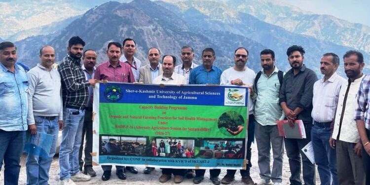 SKUAST-Jammu organises Capacity Building Programme on Organic and Natural Farming at KVK Ramban