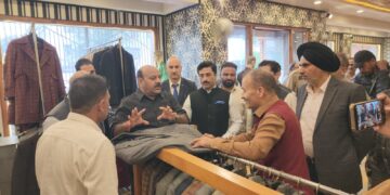 Deputy CM lays foundation stone for Café House, Guest House at govt Silk Factory Rajbagh