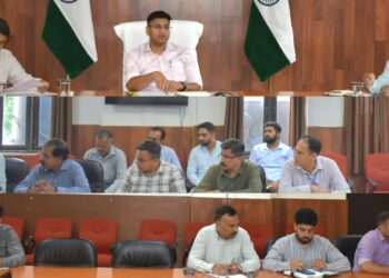 DC Reasi reviews progress of development works at Shiv Khori Shrine