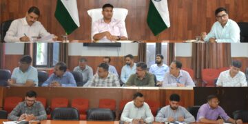 DC Reasi reviews progress of development works at Shiv Khori Shrine