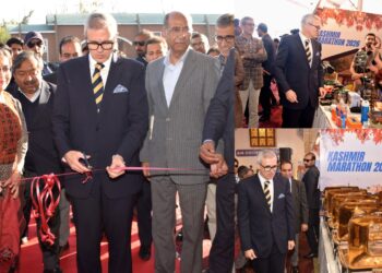 CM Omar Abdullah inaugurates three-day Kashmir Marathon Exposition at Polo View