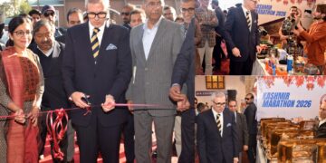 CM Omar Abdullah inaugurates three-day Kashmir Marathon Exposition at Polo View