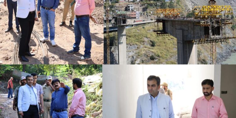DC Ramban inspects progress of major development projects