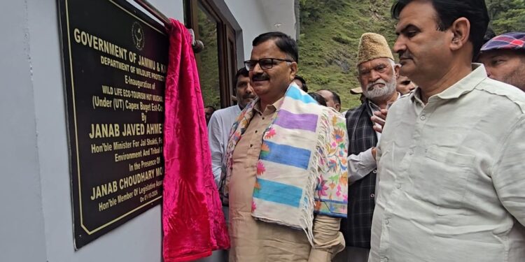 Javed Rana inaugurates Wildlife Eco-Tourism Hut at Mughal Road in Surankote