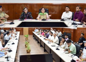 ADC Jammu reviews arrangements for Navratras, Ram Navami, Dussehra