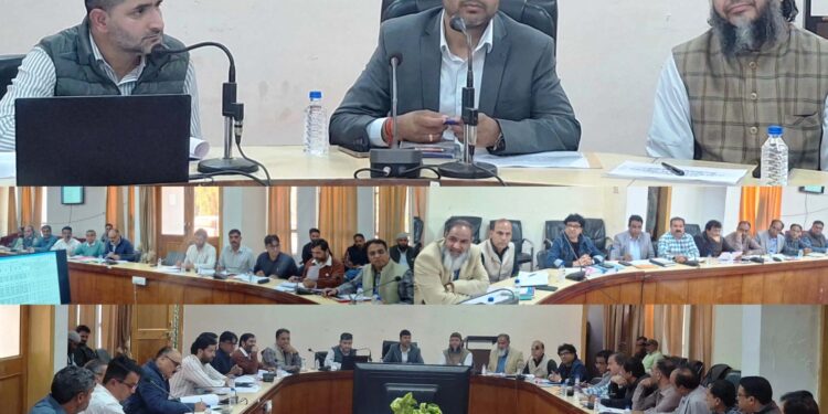 DC Rajouri reviews progress of District, UT-CAPEX Works