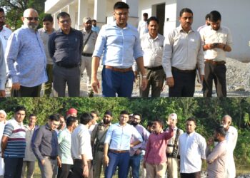 DC Reasi takes stock of development works, flood protection measures at Dera Baba