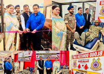 National Voluntary Blood Donation Day observed at Bhaderwah; Blood Donation Camp organised by 33 Bn CRPF
