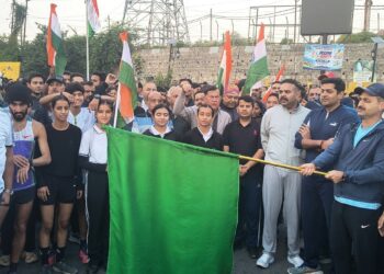 DIG Udhampur-Reasi Range flags off ‘Run for Unity’ rally