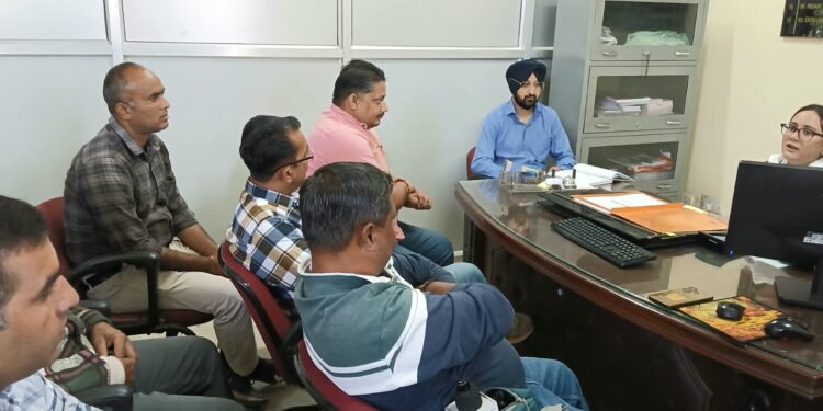 DIO Samba interacts with local Media Persons