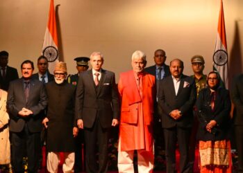 Lieutenant Governor administered the oath of office and secrecy to the newly appointed ministers of the Jammu & Kashmir government’s council of ministers at a swearing-in ceremony held at Lok Bhavan