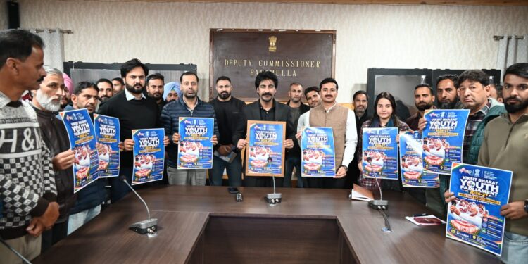 DC Baramulla launches Poster for Viksit Bharat Youth Parliament 2027