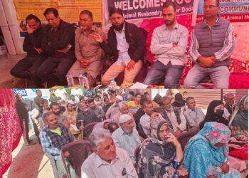 AHD organises Awareness-cum-Veterinary Camp at Dongroo Mohalla- Doda