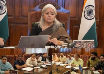 DDC Bandipora reviews progress on Jal Jeevan Mission, stresses timely completion of schemes
