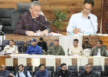 DC Doda chairs District Road Safety Committee Meeting