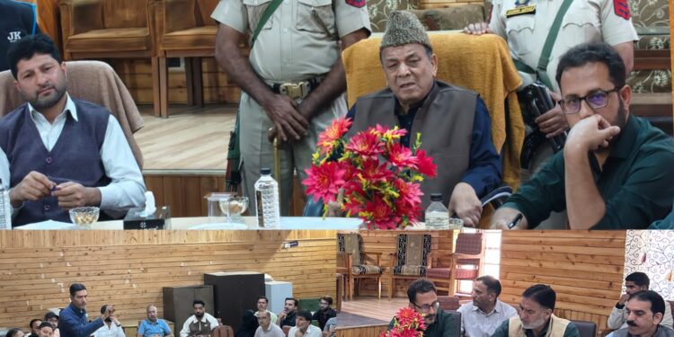 Speaker emphasizes inter-departmental coordination for Urs celebrations at Charar-i-Sharief
