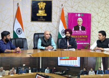 DC, District Mentor reviews progress of Land Record Digitization in Kishtwar